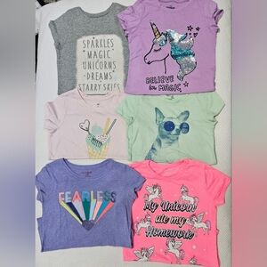Girls 6 shirts bundle Size 7-8 8
